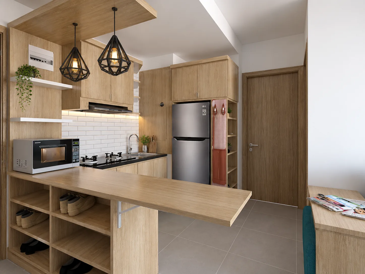 Apartemen Kontemporer — desain interior oleh ARTUDIO, Jakarta Selatan